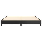 Bed Frame Black 76"x79.9" King Faux Leather