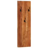 Wall-mounted Coat Racks 2 pcs 14.2"x1.2"x43.3" Solid Acacia Wood