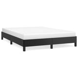 Bed Frame Black 53.9"x74.8" Full Faux Leather