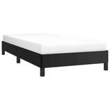 Bed Frame Black 39.4"x74.8" Twin Faux Leather