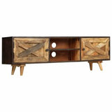 TV Cabinet Solid Mango Wood 55.1"x11.8"x17.7"