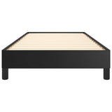 Bed Frame Black 39.4"x74.8" Twin Faux Leather