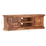 TV Cabinet 47.2"x11.8"x15.7" Solid Sheesham Wood