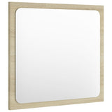 Bathroom Mirror Sonoma Oak 15.7"x0.6"x14.6" Engineered Wood