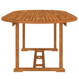 Patio Table 78.7"x39.4"x29.5" Solid Wood Eucalyptus