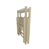 FOLDING CHAIR-2/S;  FOLDABLE STYLE -NATURAL