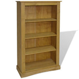 4-Tier Bookcase Mexican Pine Corona Range 31.9"x11.4"x59"