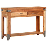 Console Table 43.3"x13.4"x29.1" Solid Wood Acacia