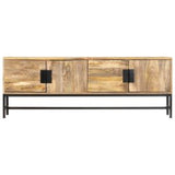 TV Cabinet 55.1"x11.8"x19.7" Solid Mango Wood