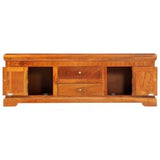 TV Cabinet 46.8"x11.8"x15.7" Solid Acacia Wood