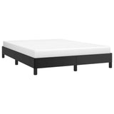 Bed Frame Black 59.8"x79.9" Queen Faux Leather