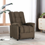 Recliner Brown Fabric