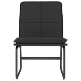 Lounge Chair Black 21.3"x29.5"x29.9" Faux Leather