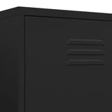 Wardrobe Black 35.4"x19.7"x70.9" Steel