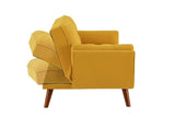 New Design Velvet Sofa Furniture Adjustable Backrest Easily Assembles Loveseat