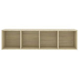 TV Cabinet Sonoma Oak 56.1"x13.8"x14.4" Engineered Wood