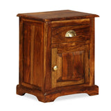 Bedside Cabinet 2 pcs 15.7"x11.8"x19.7" Solid Sheesham Wood