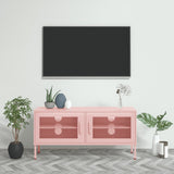 TV Cabinet Pink 41.3"x13.8"x19.7" Steel