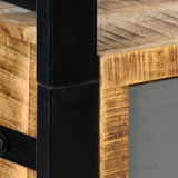 Bookshelf 19.7"x11.8"x66.9" Solid Mango Wood