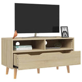 TV Cabinet Sonoma Oak 35.4"x15.7"x19.1" Engineered Wood