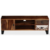 TV Cabinet Solid Sheesham Wood 47.2"x11.8"x15.7"