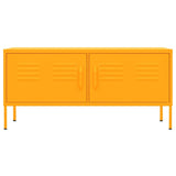 TV Cabinet Mustard Yellow 41.3"x13.8"x19.7" Steel