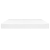 Pocket Spring Bed Mattress White 76"x79.9"x7.9" King Faux Leather