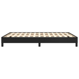 Bed Frame Black 53.9"x74.8" Full Faux Leather