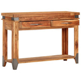 Console Table 43.3"x13.4"x29.1" Solid Wood Acacia