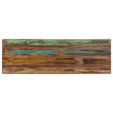 Bench 43.3" Solid Reclaimed Wood and Steel