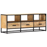 TV Cabinet 47.2"x11.8"x17.7" Solid Mango Wood