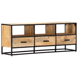 TV Cabinet 47.2"x11.8"x17.7" Solid Mango Wood