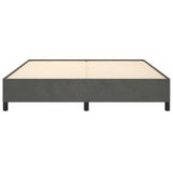 Bed Frame Dark Gray 72"x83.9" California King Velvet