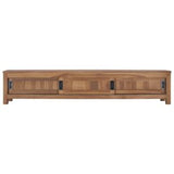 TV Cabinet 59.1"x11.8"x11.8" Solid Teak Wood