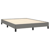 Bed Frame Dark Gray 53.9"x74.8" Full Fabric