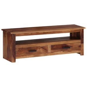 TV Cabinet 46.6"x11.8"x15.7" Solid Sheesham Wood