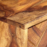 TV Cabinet 55.1"x11.8"x17.7" Solid Sheesham Wood