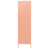 Wardrobe Pink 35.4"x19.7"x70.9" Steel