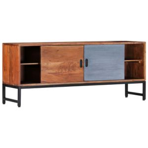 TV Cabinet 47.2"x11.8"x19.2" Solid Acacia Wood