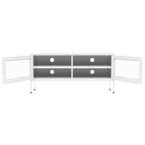 TV Cabinet White 41.3"x13.8"x19.7" Steel