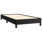 Bed Frame Black 39.4"x74.8" Twin Faux Leather