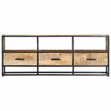 TV Cabinet 47.2"x11.8"x17.7" Solid Mango Wood