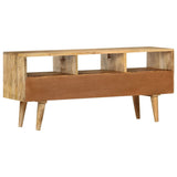 TV Cabinet 43.3"x14.2"x19.7" Solid Mango Wood