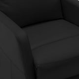 Recliner Black Faux Leather