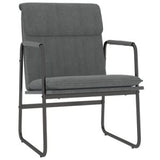 Lounge Chair Dark Gray 21.7"x25.2"x31.5" Fabric