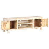 TV Cabinet 47.2"x11.8"x15.7" Rough Acacia Wood