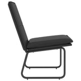 Lounge Chair Black 21.3"x29.5"x29.9" Faux Leather