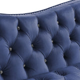 Luxury Crystal Feet Tufted 2P Sofa