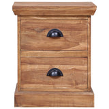 Bedside Cabinet 15.7"x11.8"x19.7" Solid Teak