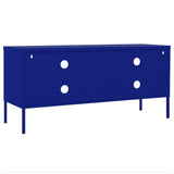 TV Cabinet Navy Blue 41.3"x13.8"x19.7" Steel